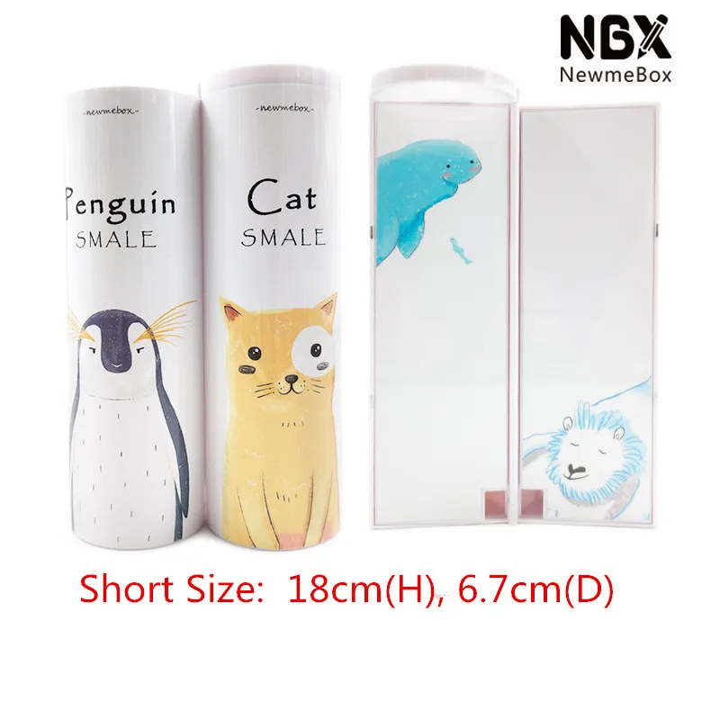 Чехол карандаш с рисунком кошки единорог newmebox Kawaii estuche escolar школьные