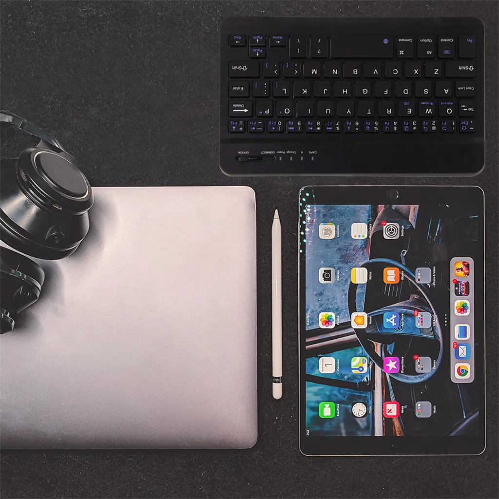 Механическая Клавиатура тонкая беспроводная Bluetooth Для Imac/ipad Android Phone ноутбука
