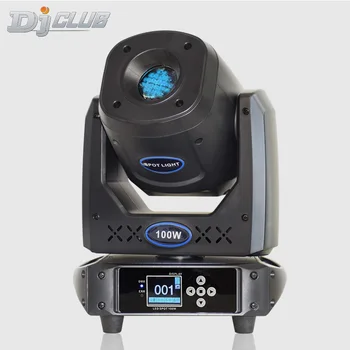 

High brightness DMX stage light LED moving head 100W double gobo wheel 8 color with prism for DJ