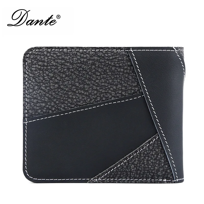 

Dandy Men's Wallet Short Full-grain Leather Leather Wallet Men