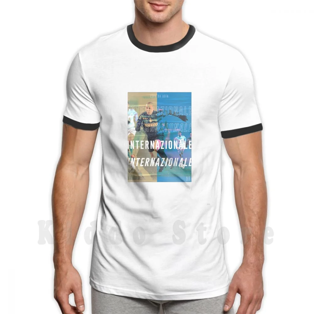 Las-Ronaldo-T Shirt Cotone Uomo Stampa Fai Da Te Cool Tee Ronaldo Calcio Inter Italia 2010 Legend Brasile