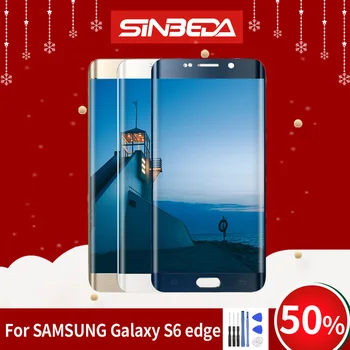 

5.1"Super Amoled For Samsung S6 Edge LCD Display Touch Screen Digitizer Frame G925 G925F for S6 Edge Display