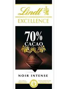 

Lindt Exzellenz Tablet Schwarze Schokolade 70% - 100g - los 5 tabletten