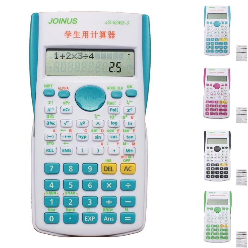 

240 Functions 2 Line Display 12 Digital Electronic Scientific Calculator New Student Calculators