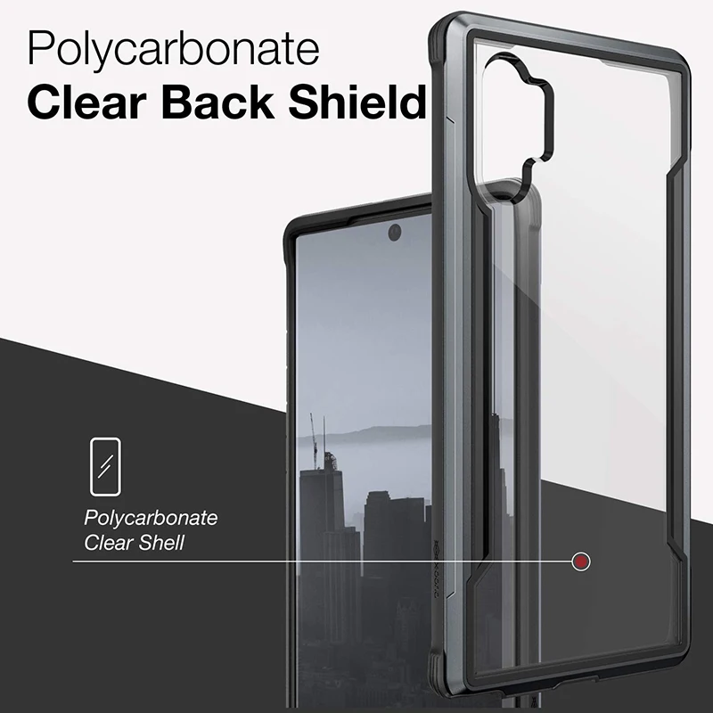 X-Doria Defense Shield чехол для телефона samsung Galaxy Note 10 Plus военный класс падение проверенный чехол для Note 10 Алюминиевый Чехол