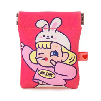 

Cute Cartoon Headphone Storage Bag Earphone Pocket Card Holder PU Coin Purse X7XC