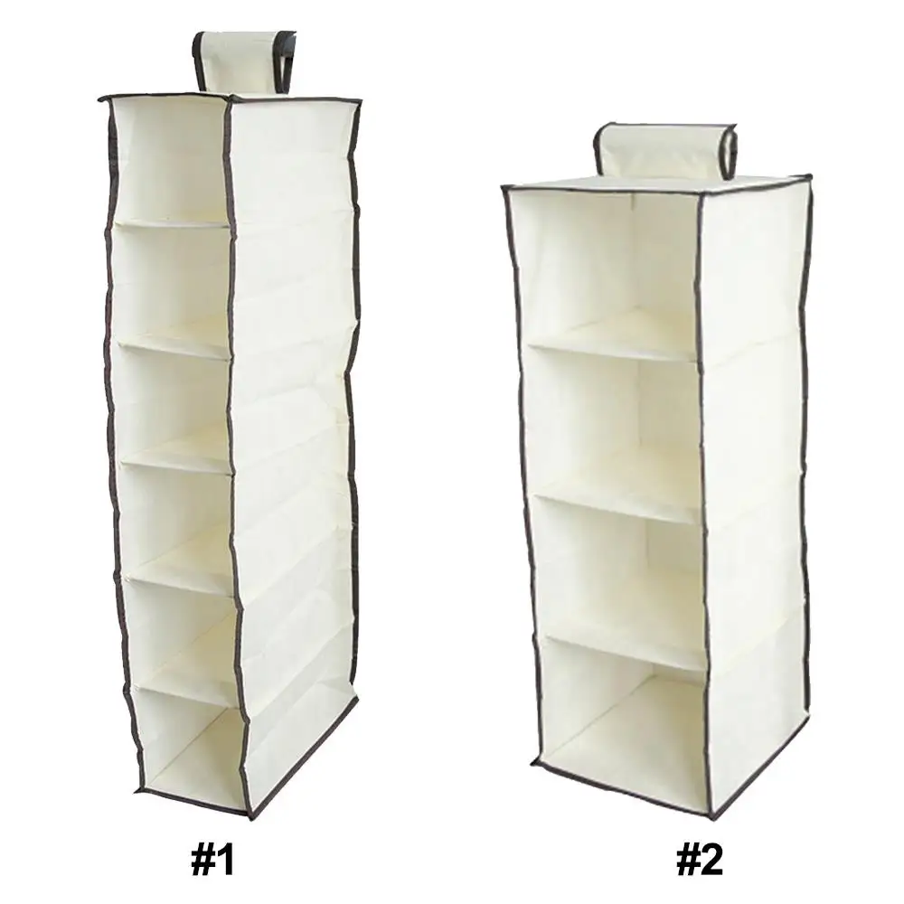 Non Woven Fabric Hanging Wardrobe Storage Hanging Bag Home