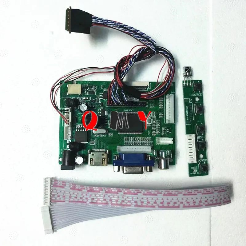 Плата контроллера ЖК-дисплей HDMI AV VGA DIY kit 15 6 &quotдисплей LTN156AT05-C02 LTN156AT30-401 1366X768 1ch 6/8