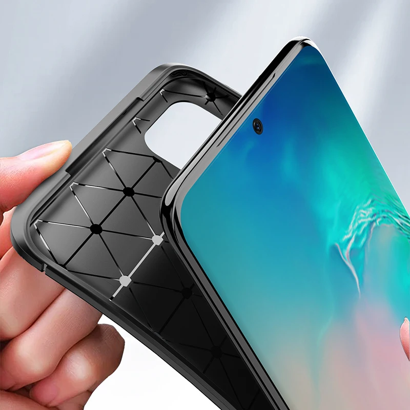 Ikrsses Case For Samsung Galaxy S20 Plus 5G Luxury Carbon Fiber Ultra Thin Silicone Soft TPU Case for Galaxy S20 Ultra 5G Cover Ikrsses Case For Samsung Galaxy S20 Plus 5G Luxury Carbon Fiber Ultra Thin Silicone Soft TPU Case for Galaxy S20 Ultra 5G Cover
