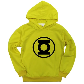 

Hot 2019 Super Hero Hooded Greenlantern Hoodie Boys Girls Cotton Hoodies Kids Thin Section Hooded Sportswear Tops for Children