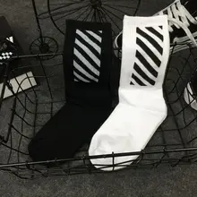 Корейские Ulzzang простые полосатые носки в стиле Харадзюку длинные носки унисекс для мужчин и женщин короткие носки в стиле Харадзюку