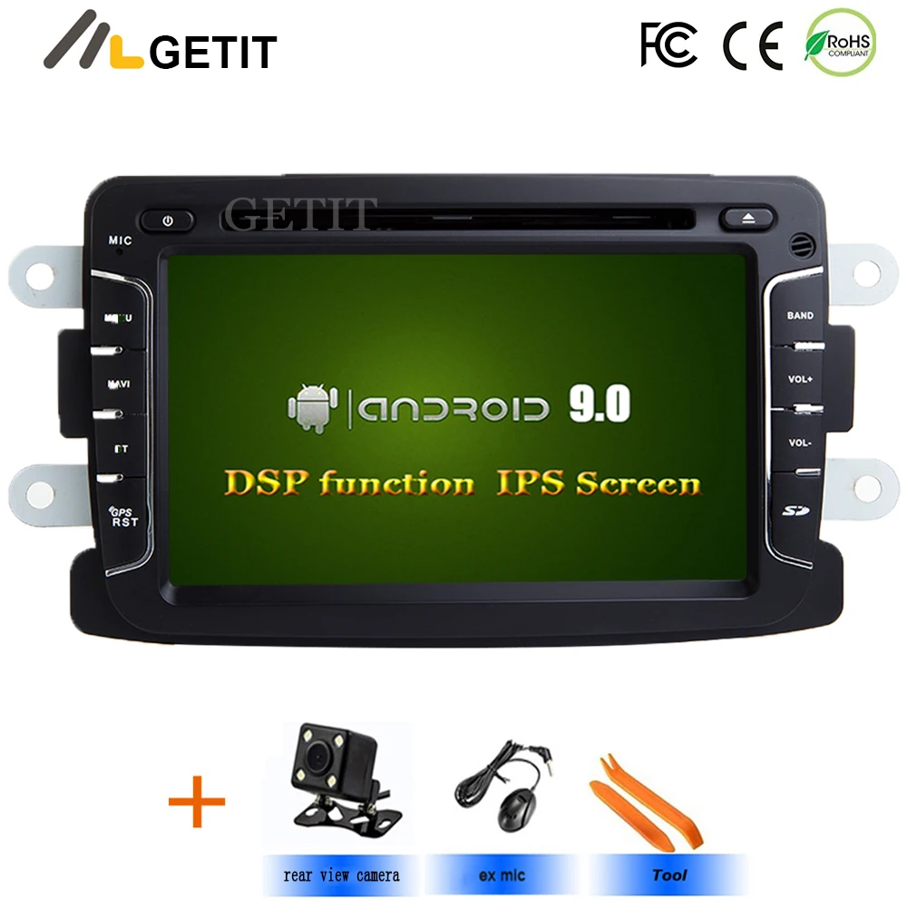 

DSP Chip IPS Android 9.0 car multimedia player GPS For Dacia Sandero Duster Captur Lada Xray 2 Logan 2 Dokker Lodgy 2012-2017