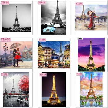 

diamond painting,5d diy, kit, full, cross stitch,square, Eiffel Tower,diamond mosaic,round,animal,diamond embroidery NEW