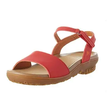 

Art Antibes fur sandal with bracelet Red Little