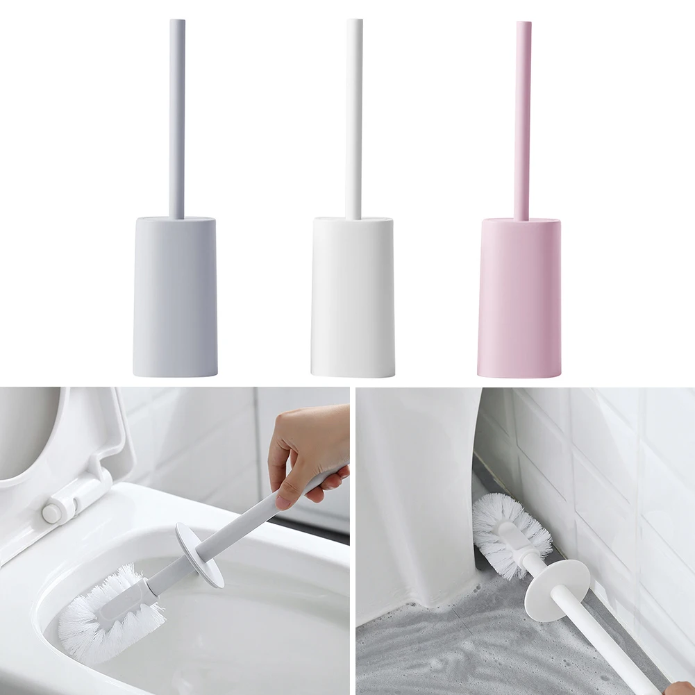 

Toilet Brush Set Toilet Brush Lavatory Brush Toilet Brush & Holder Standing Long Handle For Bathroom And Kitchen Use Convenient
