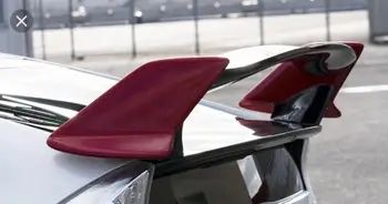 

prius Carbon & black colour Two bracket Rear Spoilers Fit For Toyota Prius WALD style Trunk Spoiler