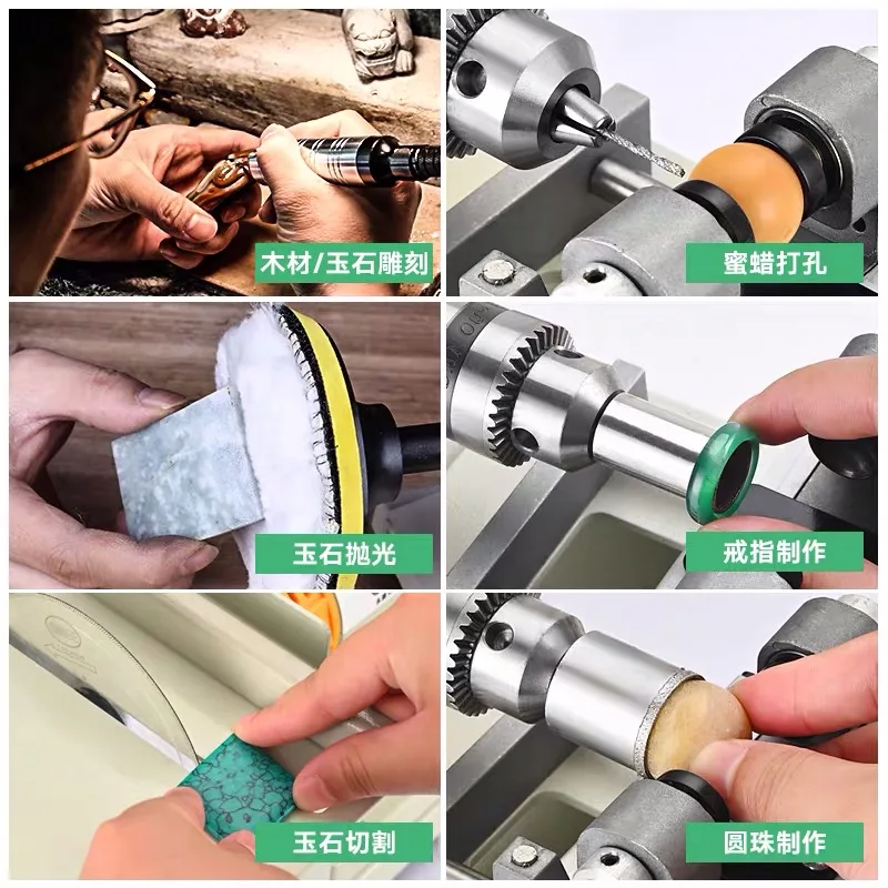 850W 5 in1 Multifunction Table Saw Stone Polisher Jade wood Engraving Grinding machine Table Saws Jade Cutting carving machine
