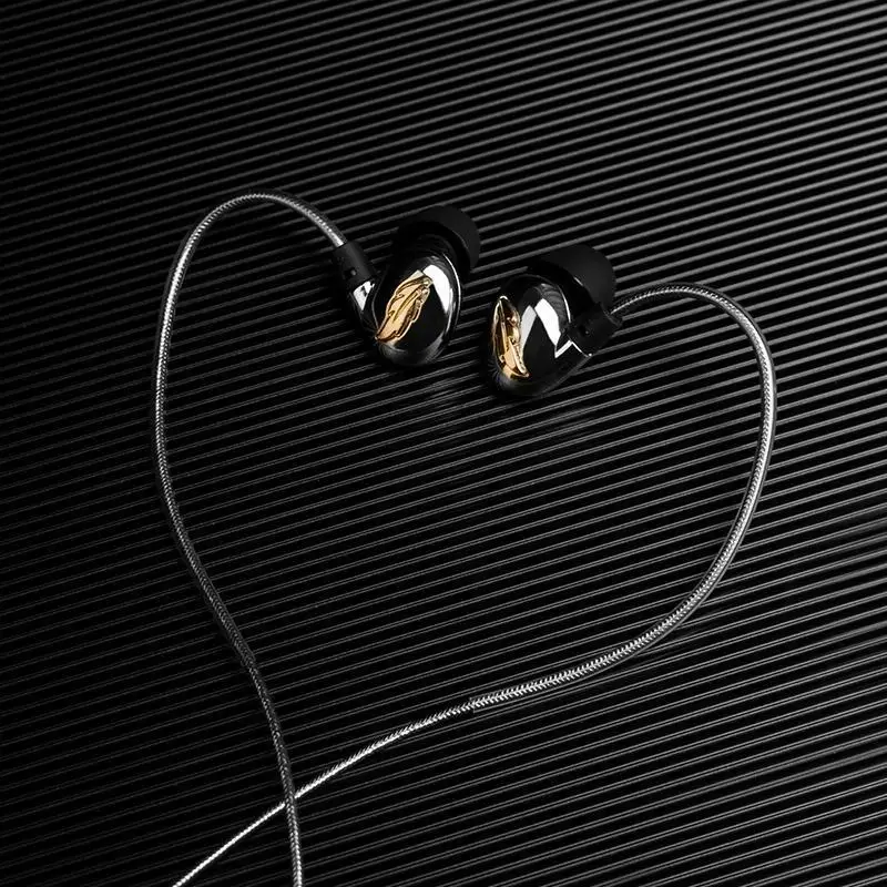 Beteran Mr Zhou Dynamic HiFi Music Monitor DJ Studio Stage IP3X Sports Metal Audiophile Earphones Earbuds W Mic