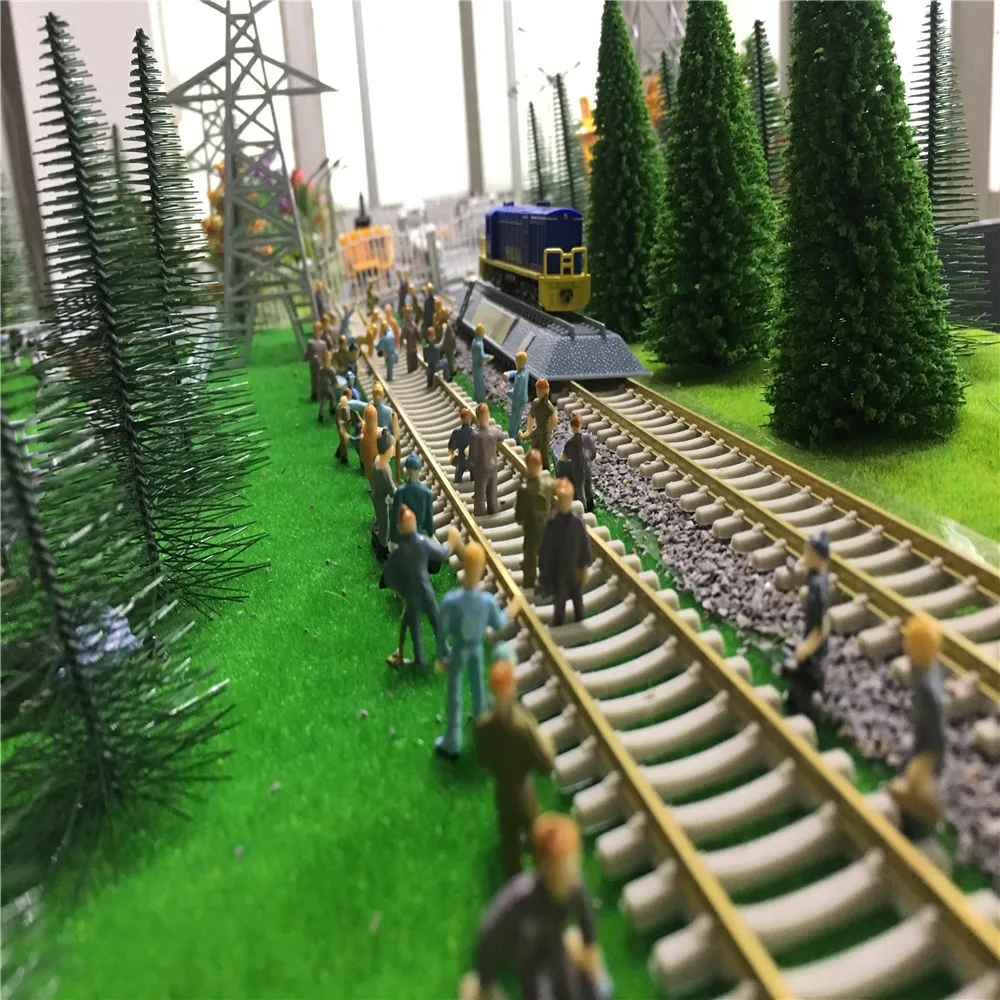 architecture model building ho train layout07