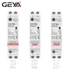 GEYA Din Rail Mounted Household Modular AC Contactor for Smart Home House Hotel AC220V 2P 16A 20A 25A 2NC 2NO 1NO1NC 50/60Hz ► Photo 1/6