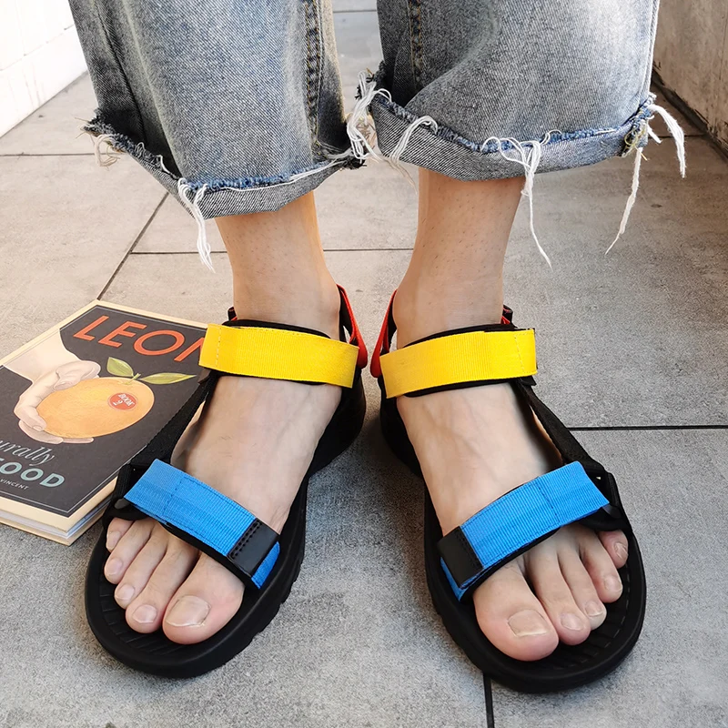 2021 Cheap Big Size 46 Mens Summer Sandals Lightweight Outdoor Men Flip Flops Flat Non-Slip Casual Sandals Men босоножки летние