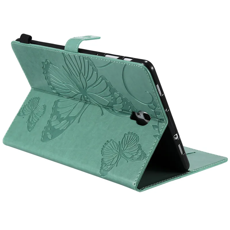 Wekays для samsung Tab A2 10,5 кожаный чехол с мультяшной бабочкой для samsung Galaxy Tab A 10,5 дюймов 2018 T590 T595 чехол