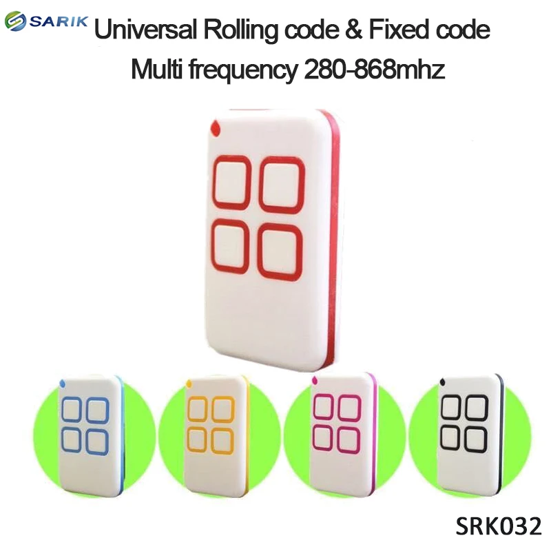 

Auto scan Multi frequency 280-868mhz Universal remote control duplicator garage command gate remote control rolling code doorhan