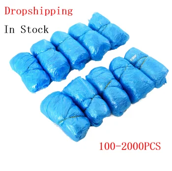 

100-2000PCS Disposable Boot Safety Shoe Cover Carpet Protectors Rainy Season Anti Slip Boot Safety Over Shoes Boot Covers