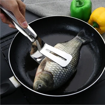 

Fried Fish Spatula 304 Stainless Steel Thicken Steak Meat BBQ Bread Shovel Clip Fishes Scale Kitchen Cooking Spatulas Gadget