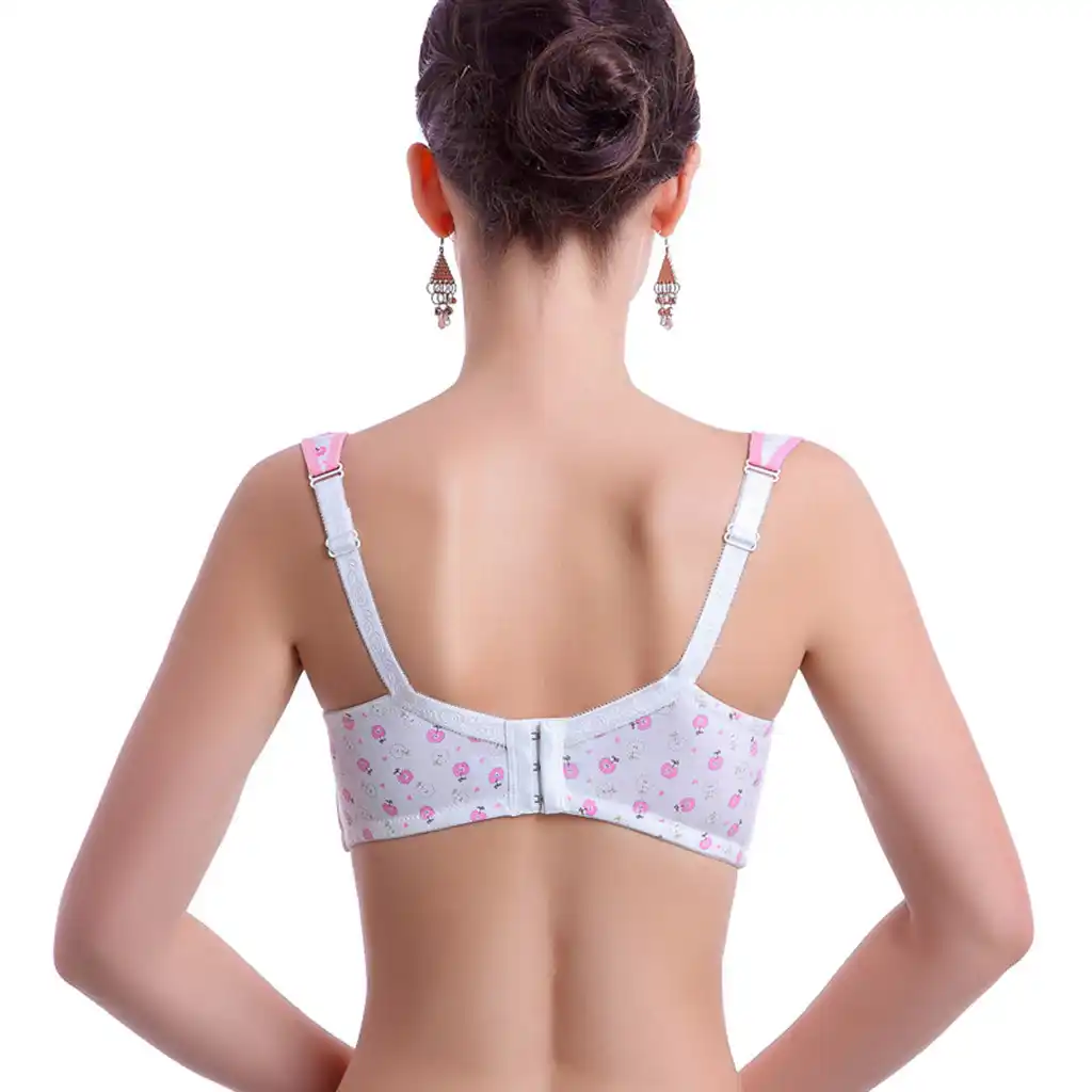Wanita Tidak Ada Cincin Baja Bra Bersalin Intim Wanita Tombol Cetak Menyusui Bra Sujetador Sacaleches Baju Menyusui Nursing Bra Maternity Nursing Bras Aliexpress