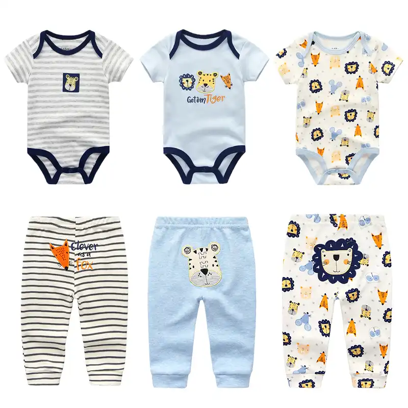 short sleeve long pants romper baby