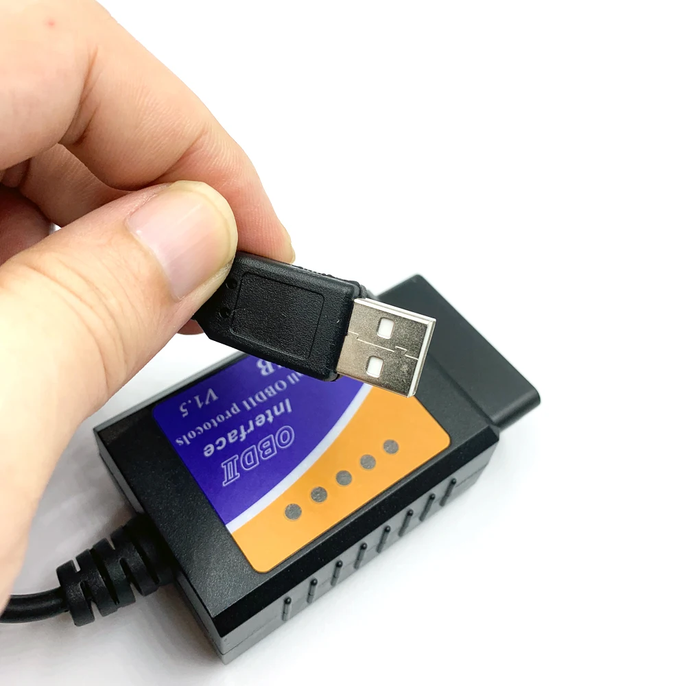 ELM327 USB uto Doagnostic сканер ODB 2 FTDI FT232RL чип V1.5 ELM 327 Поддержка Автомобильный диагностический инструмент сканер