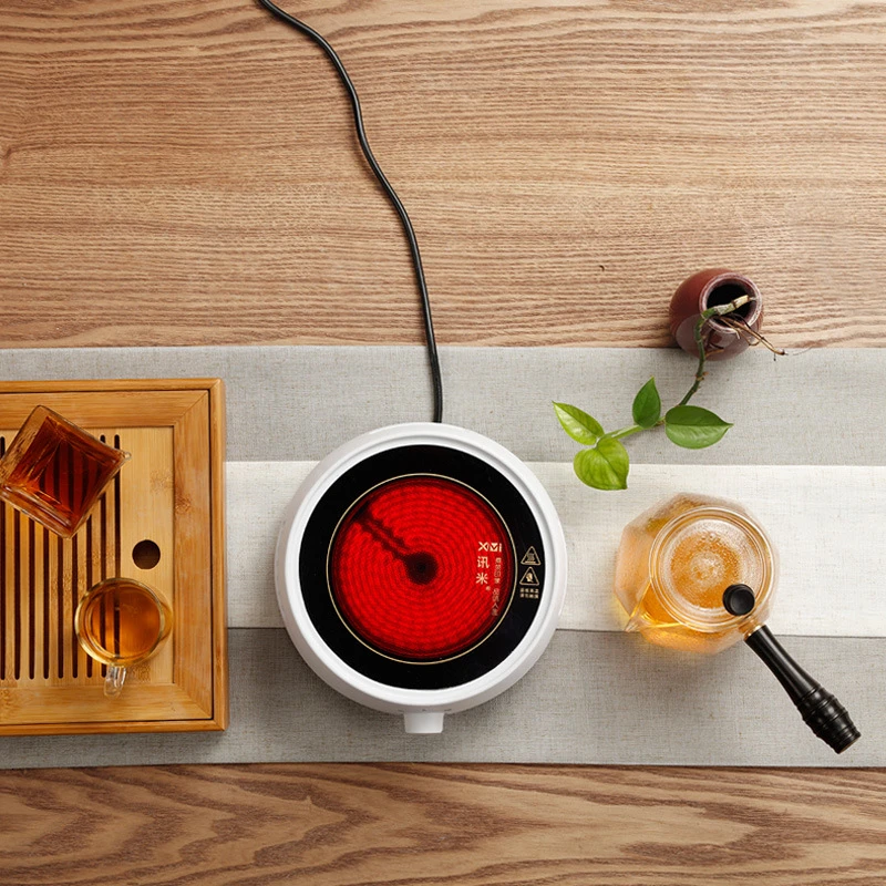 Мини-печь для замачивания рисового чая, электромагнитная печь, чугунная печь для приготовления чая, бесшумная электрическая керамическая печь