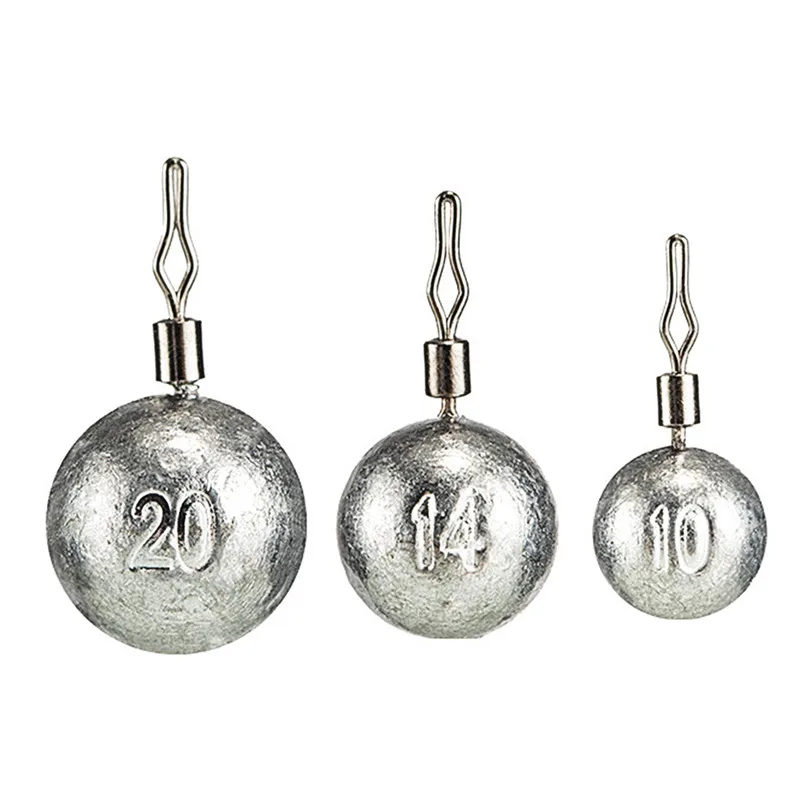 

5pcs/Lot Lead Weight With Swivle Sinker Jig Head Lead Weights 5g 7g 10g 12g 15g Lure Fishing Deep Water Mini Portable Fishing Ho