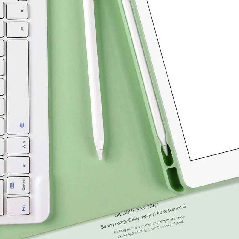 Чехол с беспроводной клавиатурой и Bluetooth для IPad 2019 держателем карандашей умные