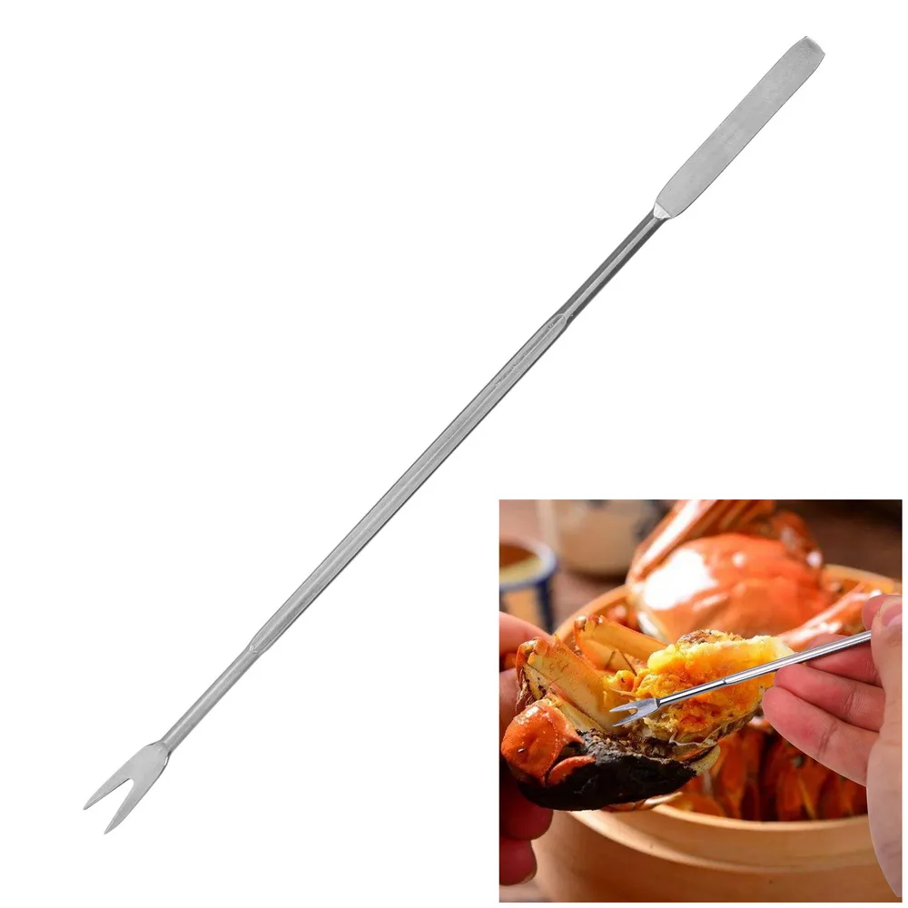 Walnut Mini Crowbar Claws Sheller Seafood Tools Fruit Fork Kitchen Accessories Gadgets Stainless Steel Lobster Crab Needle | Дом и сад