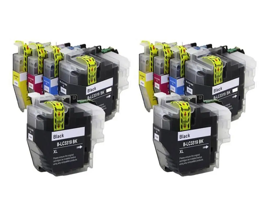 10PK LC3319 совместимый чернильный картридж для принтера Brother MFCJ5330, 5730,6530, 6730,6930