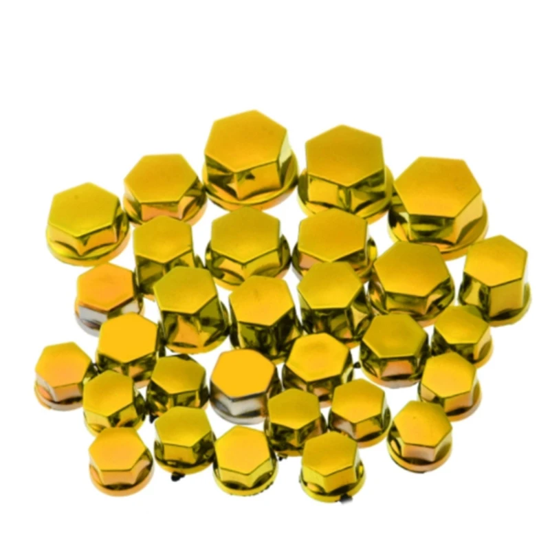 Wheel Nut Bolt Head Dustproof Cover for Motorcycle 30Pcs Decorative Screw Cover Off-road Motorbike Accessories