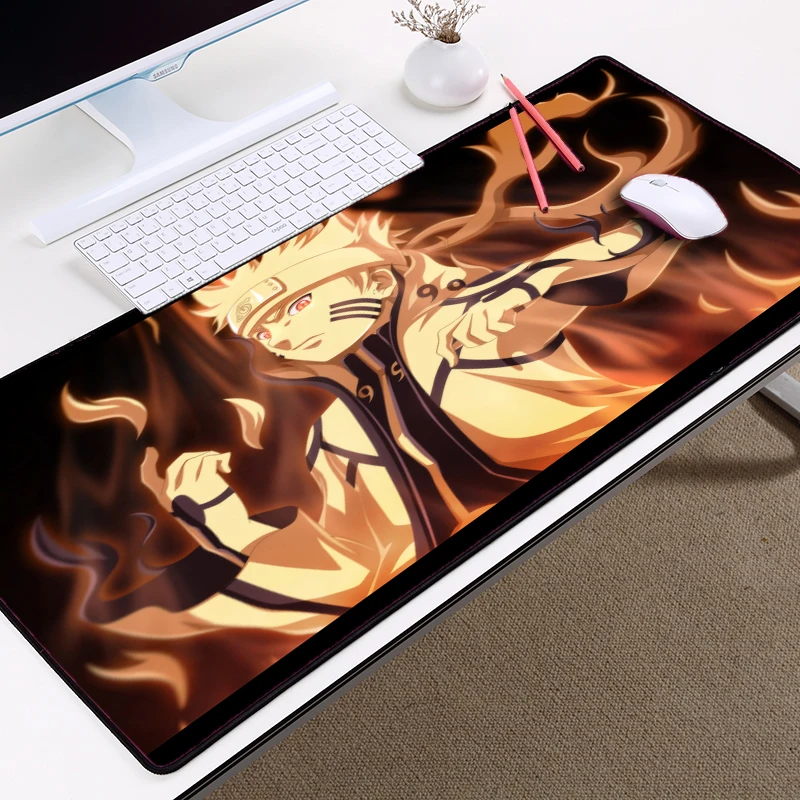 Аниме Коврик для мыши Наруто Uzumaki Immortal модель настольного коврика большой размер 3000x800x3 мм коврик для мыши для подарков PC игровые коврики - Цвет: 400x900x2