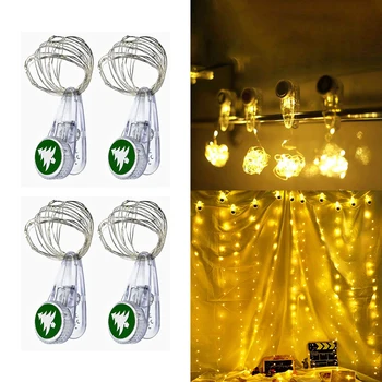 

10/20leds Photo Clip Fairy String Lights Copper wire Holiday lighting Garland For Christmas Tree Wedding Party Decoration lights
