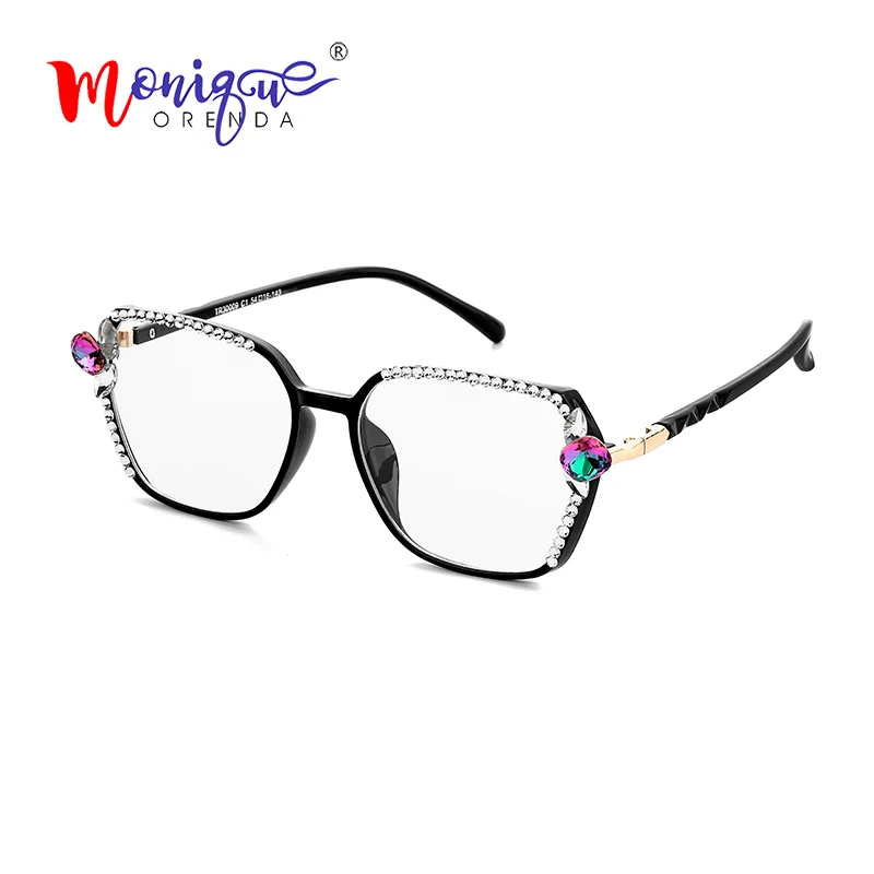 

2020 Optical Eye Glasses Frame Square Blu-ray Protection Eyeglasses Luxury Crystal Clear Lens For Men Women Plain glasses