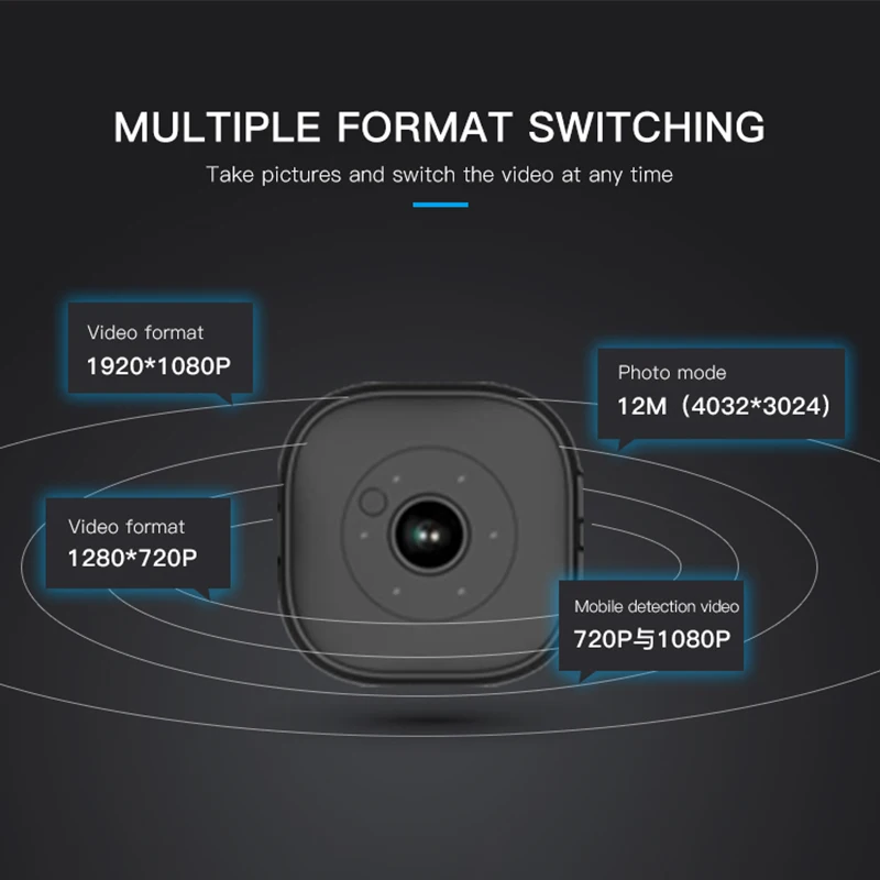 Мини камера H9 Mini DV/H9 WiFi Спортивная DV Kamera 1080P HD микро ночного видения DVR