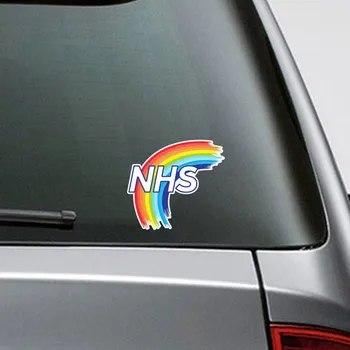 

1PCS Thank you NHS Vinyl Sticker Car Sticker Hot Wall Sticker Tribute car stickers car accessories car sticker наклейки на авто