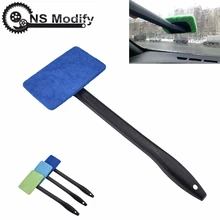 NS Modify 1 шт. съемный автоматический очиститель окон ветровое стекло из микрофибры щетка для мытья автомобиля Пылезащитная длинная ручка инструмент для очистки окон