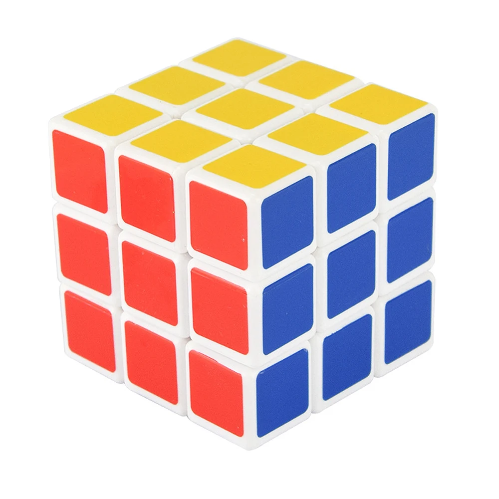 Быстрая ABS цветной 3X3X3 волшебный куб 2 шт. в упаковке