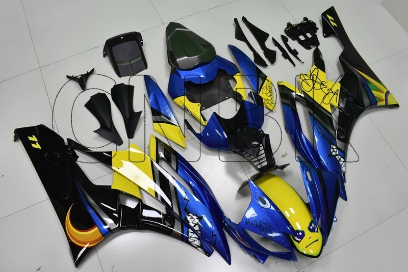 Для YAMAHA YZFR6 06 Пластиковые обтекатели YZF R6 07 Акула обтекатель YZF R6 2006-2007 обтекатели