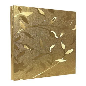 

Photo Album 4X6 620 Photos Leather Cover Extra Large Capacity for Family Wedding Anniversary Baby Vacation (Gold)