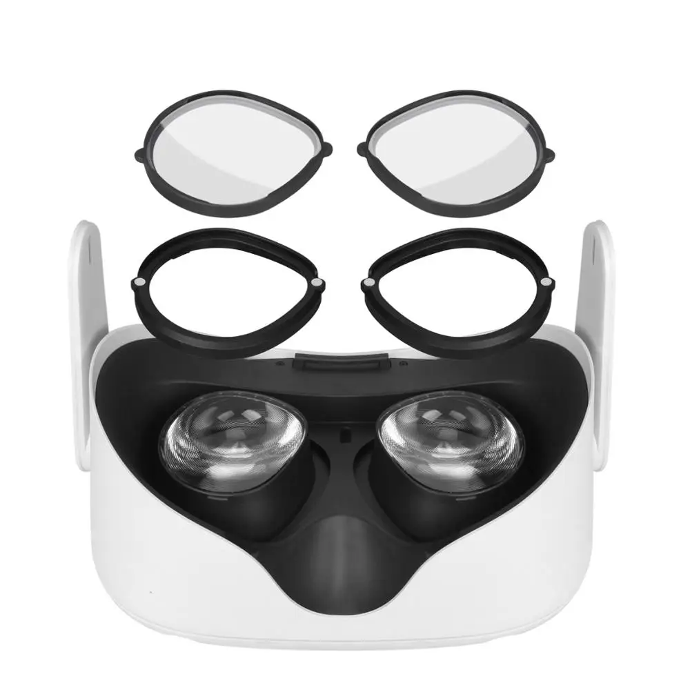 Для Oculus Quest 2 VR Магнитная оправа для очков с анти синими линзами быстрая разборка защита объектива зажимом