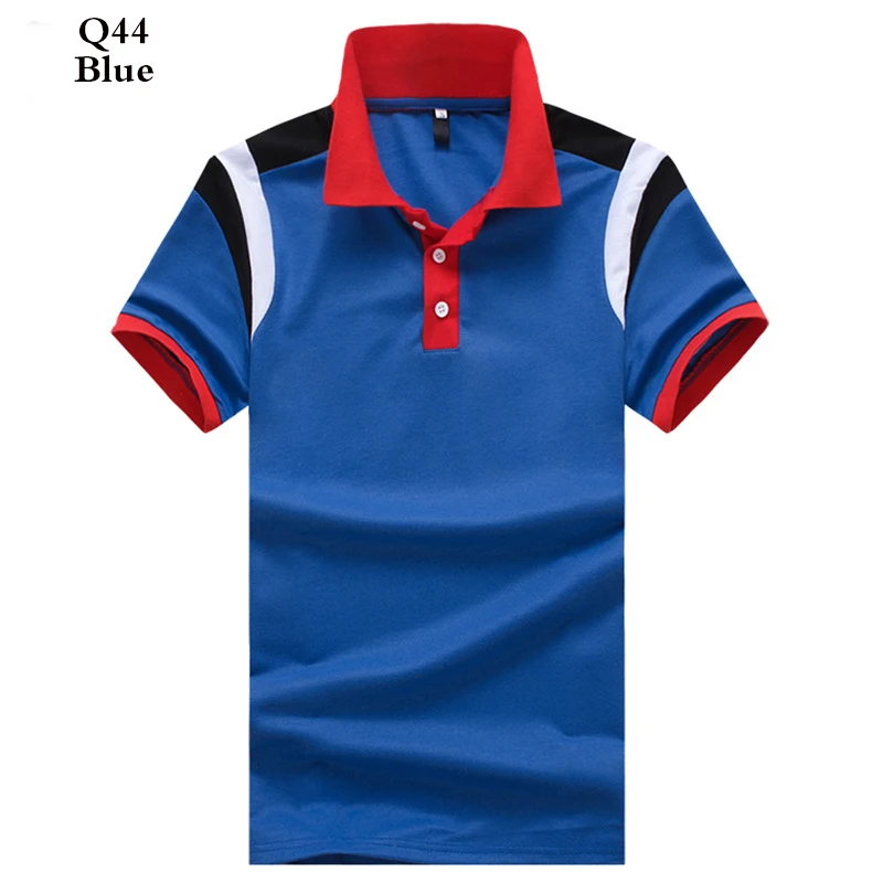 Polo shirt men jersey Short sleeve High Quality casual polo New spell color breathable Male Summer cool polo homme