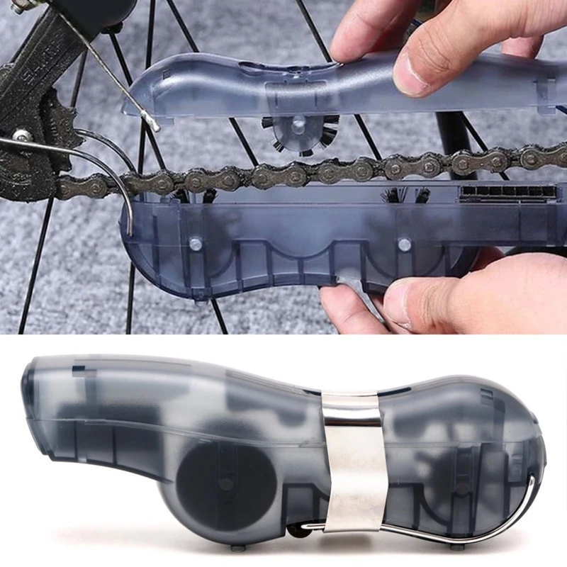 Cycling Chain Cleaner Bike Cleaning Machine Brushes Bicycle Wash Tool for MTB Road | Спорт и развлечения